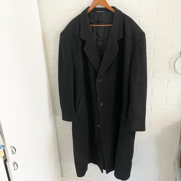 Oscar de la Renta Men’s Dress Coat Full lenght Cashmere Wool Luxury 58R - Picture 1 of 12